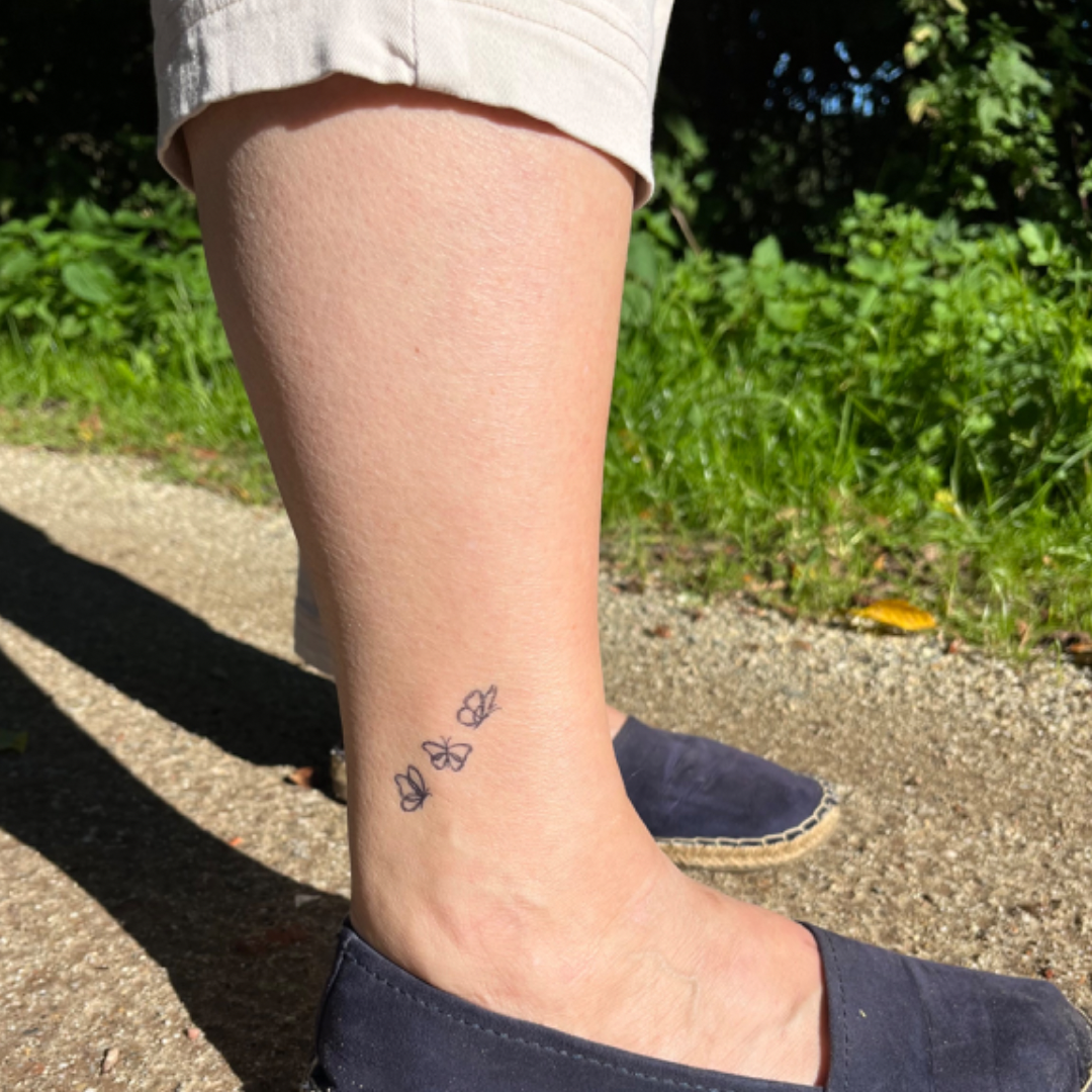 Temporäres Tattoo Schmetterlinge