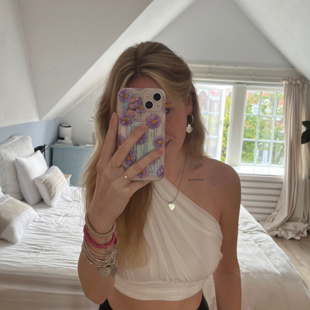 Temporäres Tattoo never give up