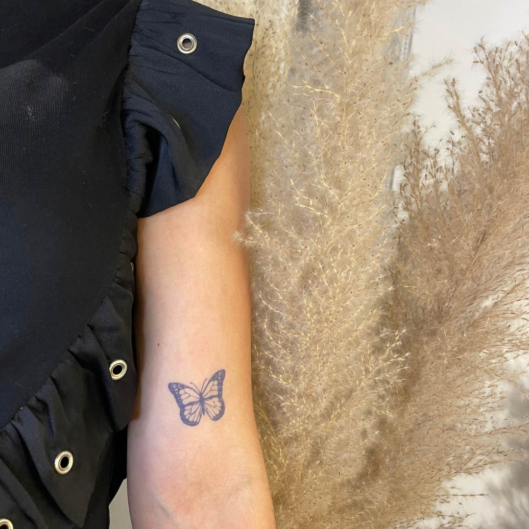 Temporäres Tattoo Schmetterling