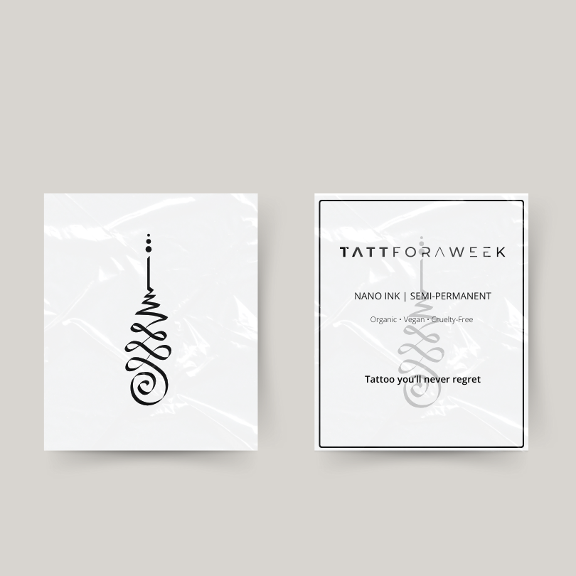 Temporäres Tattoo Buddhismus-Symbol