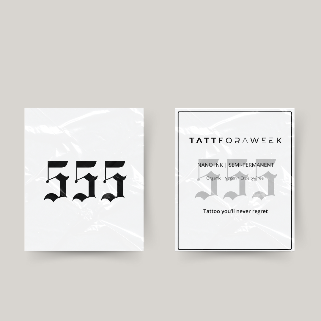Temporäres Tattoo 555