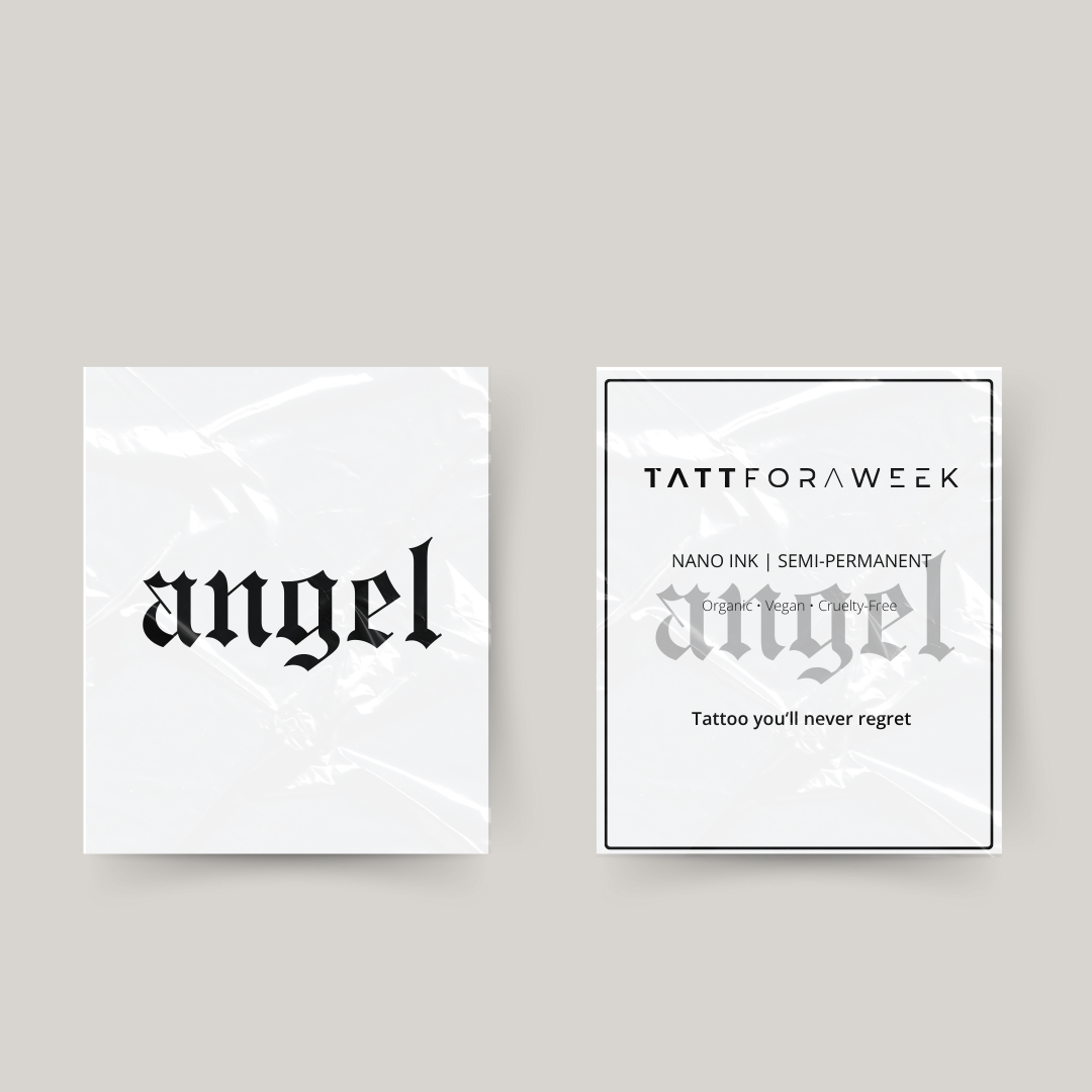 Temporäres Tattoo angel
