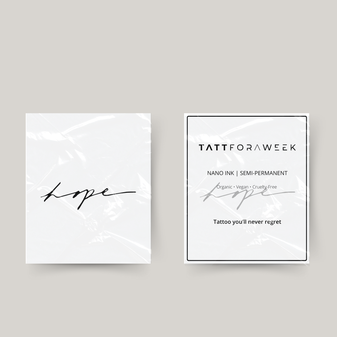 Temporäre Tattoo-Hoffnung