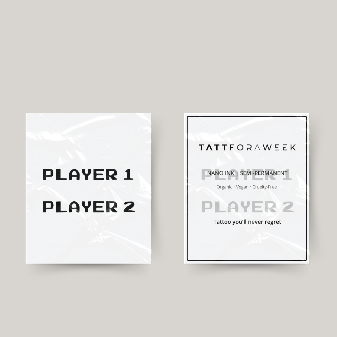 Temporär passende Tattoo-Spieler