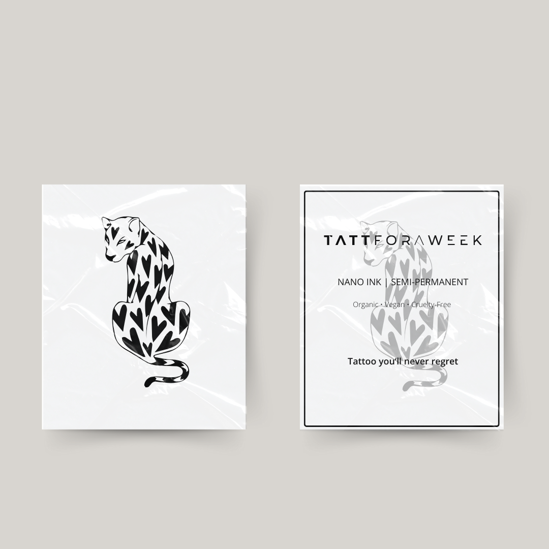 Temporäres Tattoo Leopard