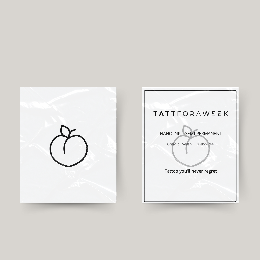 Temporäres Tattoo Peach