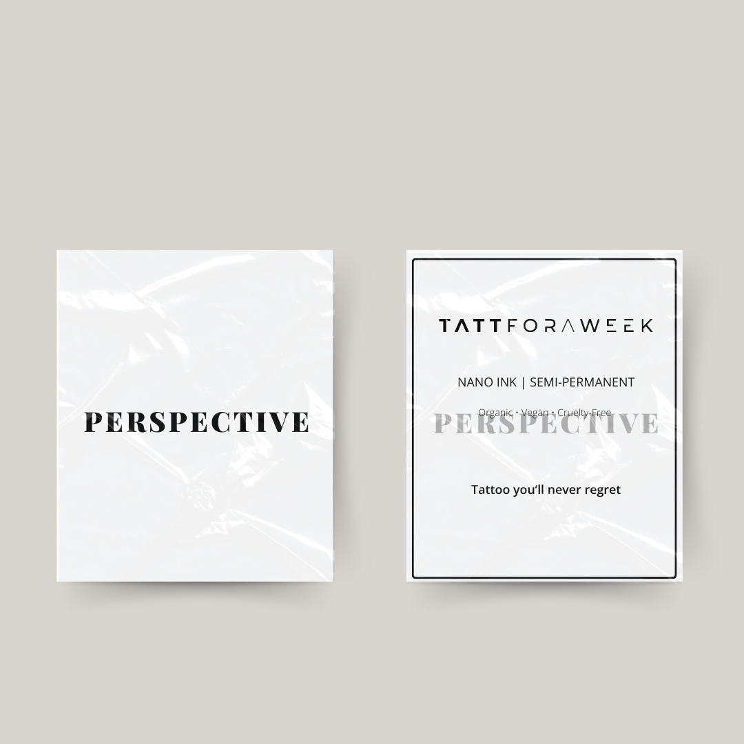 Temporäres Tattoo perspective