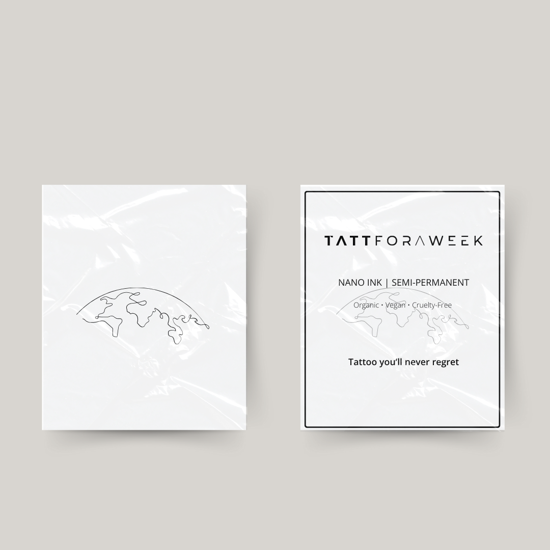 Temporäres Tattoo Erde