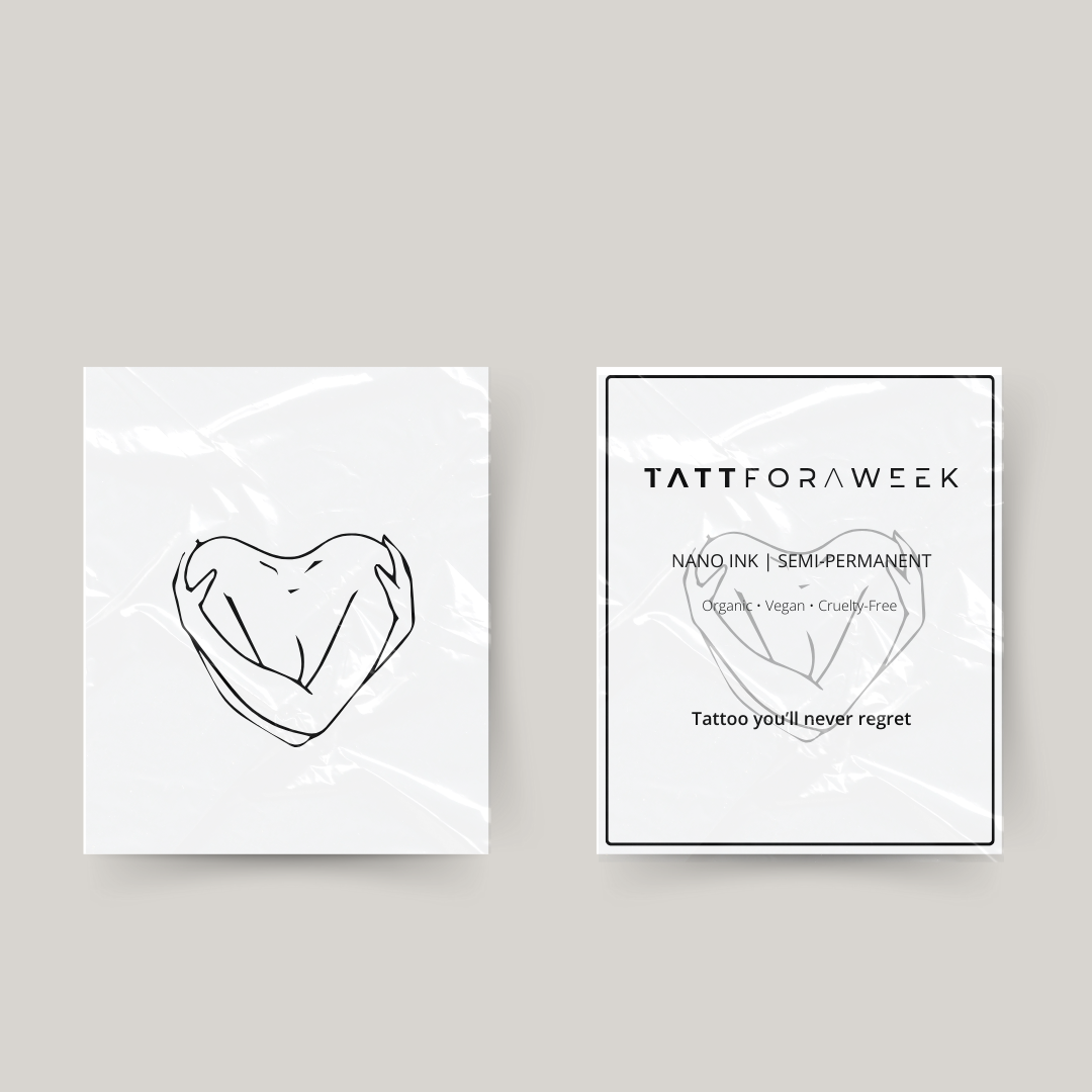 Temporäres Tattoo Selbstliebe