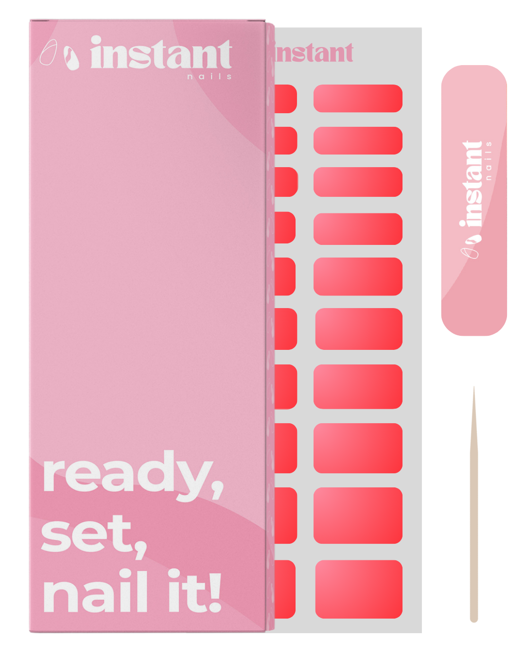 Nagelfolien rot Babyboom
