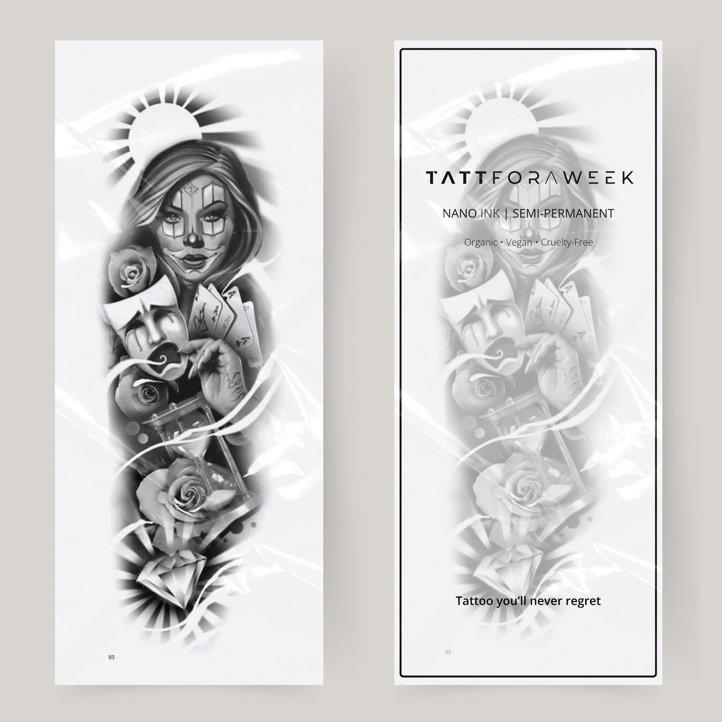 Fake-Tattoo-Ärmel-Glücksspiel