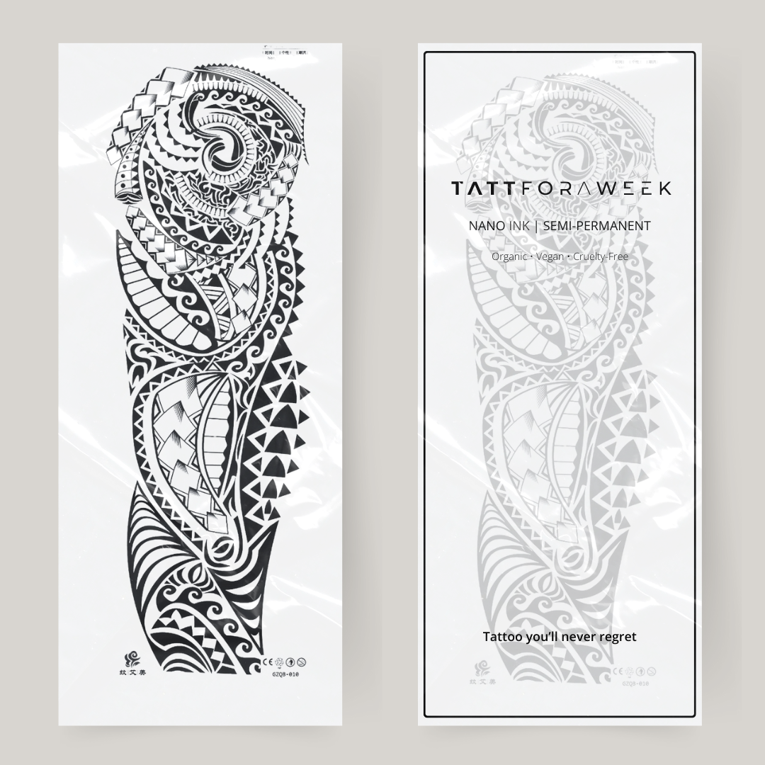 Klebetattoo sleeve Mandela