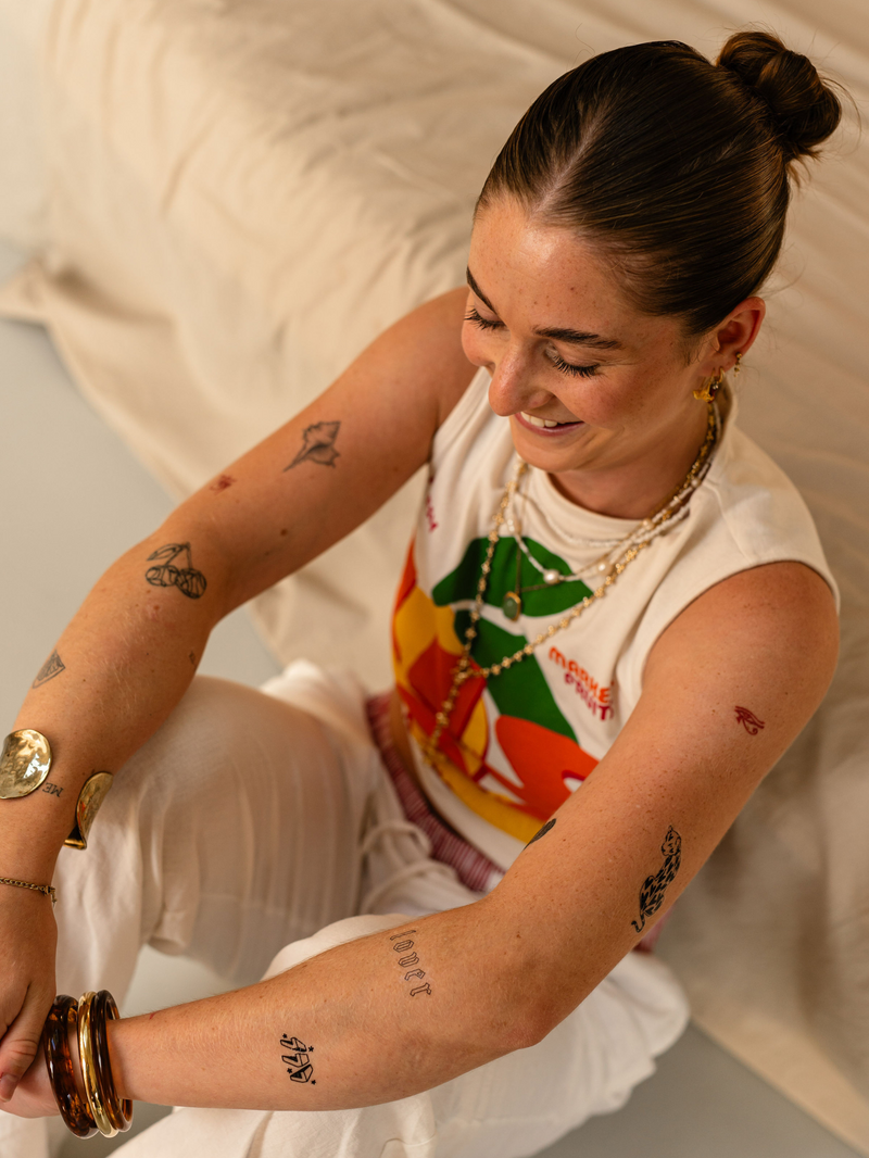 Semipermanente Tätowierung