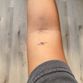 Temporäres Tattoo Wellen