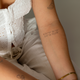 Koordinaten Klebetattoo