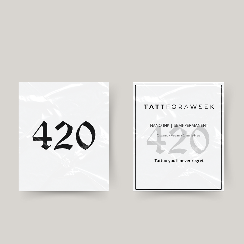 Temporäres Tattoo 420