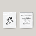 Temporäres Tattoo Astronaut