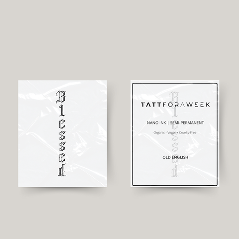 Temporäres Tattoo gesegnet 1
