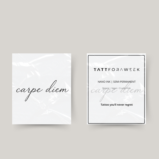 Temporäres Tattoo Carpe Diem