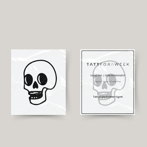 Temporäres Tattoo Totenkopf
