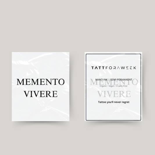 Temporäres Tattoo momento vivere