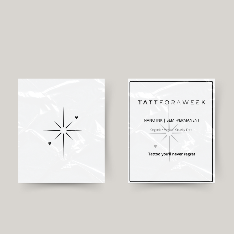 Temporäres Tattoo Nordstern