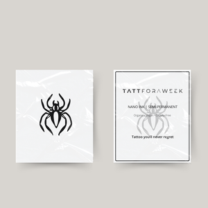 Temporäres Tattoo Spinne