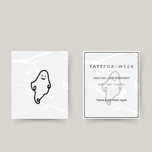 Temporäres Tattoo Gespenst