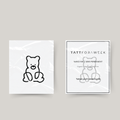 Temporäre Tattoo-Teddybär
