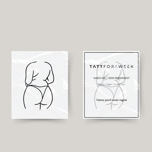 Temporäres Tattoo Body Positivity