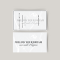 Temporäres Tattoo follow your dream