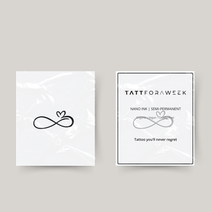 Temporäres Infinity-Tattoo