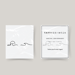 Temporäres Tattoo Meer