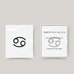 Temporäres Tattoo Krebs