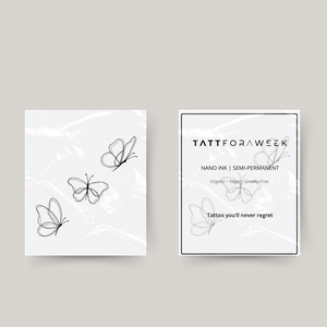 Temporäres Tattoo Schmetterlinge