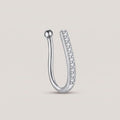Nep neuspiercing clip staafje zilver