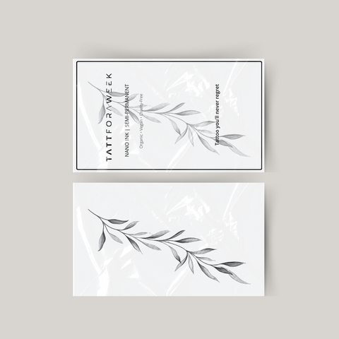 Temporäres Tattoo große Pflanze