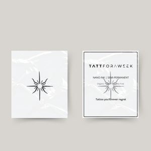Temporärer Tattoo-Stern